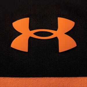 Under Armour Blue-Black DayGlo Striped The Playoff Polo (3XL) OMG